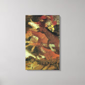Oorlog van Arnold Bocklin,  symbolistische kunst Canvas Afdruk (Voorkant)