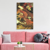 Oorlog van Arnold Bocklin,  symbolistische kunst Canvas Afdruk (Insitu (Woonkamer))