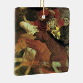 Oorlog van Arnold Bocklin,  symbolistische kunst Keramisch Ornament (Rechts)