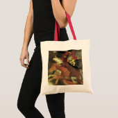 Oorlog van Arnold Bocklin, symbolistische kunst Tote Bag (Voorkant (product))