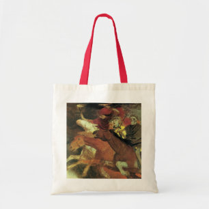 Oorlog van Arnold Bocklin,  symbolistische kunst Tote Bag