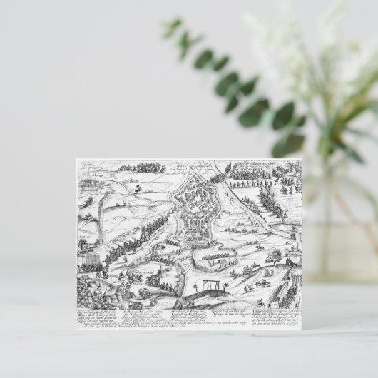 Oorlog van de opvolging van Juelich, 1610 Briefkaart (Staand voorkant)