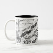 Oorlog van de opvolging van Juelich, 1610 Tweekleurige Koffiemok (Links)