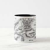 Oorlog van de opvolging van Juelich, 1610 Tweekleurige Koffiemok (Center)