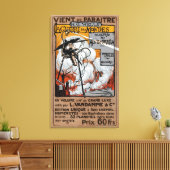 Oorlog van de Werelden Frans Poster 1906 Canvas Afdruk (Insitu (Woonkamer))