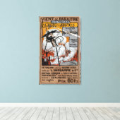 Oorlog van de Werelden Frans Poster 1906 Canvas Afdruk (Insitu (Houten vloer))