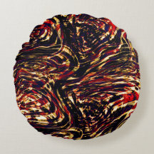 Oorlog van gouden linten tegen rood, in het donker