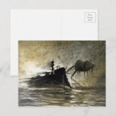  Oorlog van het Briefkaart van de Illustratie van  (Voorkant / Achterkant)