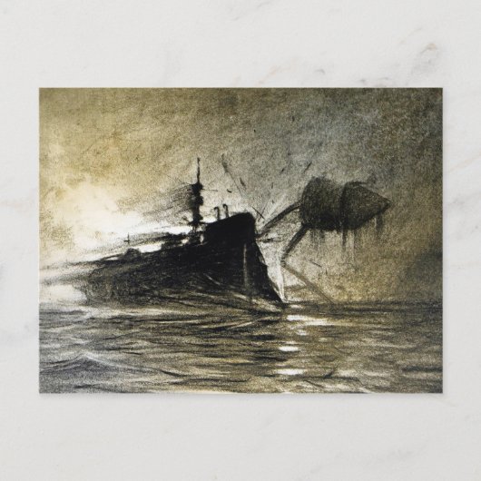  Oorlog van het Briefkaart van de Illustratie van  (Voorkant)