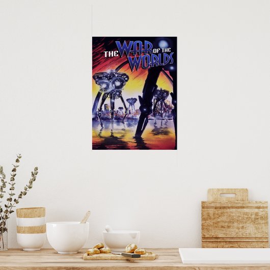 Oorlog van het Wereld poster (Keuken)