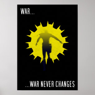 Oorlog verandert nooit poster