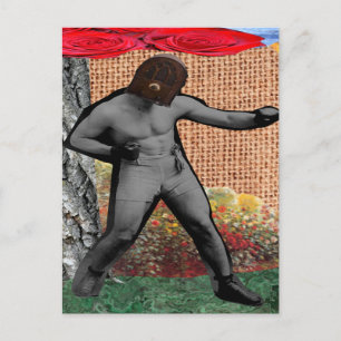 Oorlog & Vrede & De Narcist (Surrealistische Colla Briefkaart