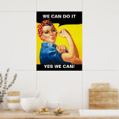  oorlog "We kunnen het" Motivatie Poster (Keuken)
