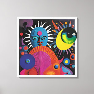 Oorlog zonder pardon canvas afdruk