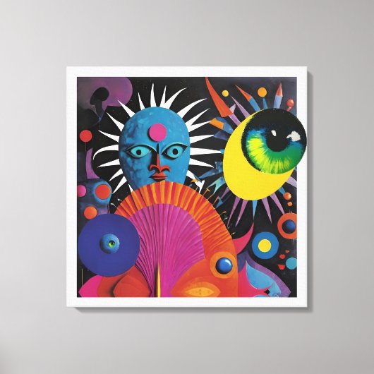 Oorlog zonder pardon canvas afdruk (Voorkant)
