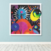 Oorlog zonder pardon canvas afdruk (Insitu (Houten vloer))