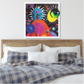 Oorlog zonder pardon canvas afdruk (Insitu (Slaapkamer))
