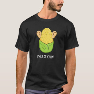 Oorlogen van Corn Funny Corn Pun Dark BG T-shirt
