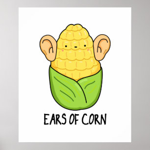 Oorlogen van Corn Funny Corn Pun Poster