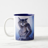 Oorlogen van de Werewolf Tweekleurige Koffiemok (Links)