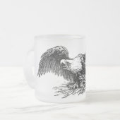 Oorlogsadelvorst Mok glas (Voorkant links)