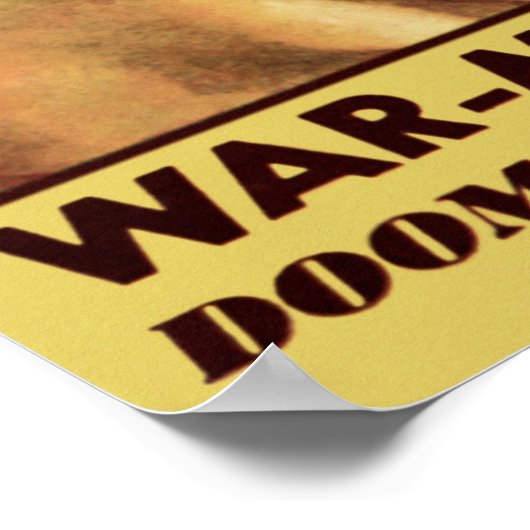 Oorlogsbegaafde van Mars van mei 1952 Poster (Hoek)