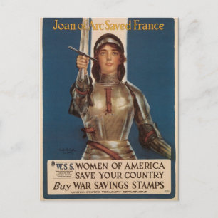 OorlogsBriefkaarten,  Joan van Arc Briefkaart