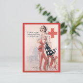 OorlogsBriefkaarten,  Rode Kruis Briefkaart (Staand voorkant)