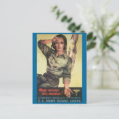 oorlogsBriefkaarten, verpleegkundigen zijn nodig Briefkaart (Staand voorkant)