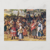 Oorlogscène Briefkaart (Voorkant)