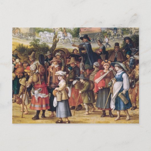 Oorlogscène Briefkaart (Voorkant)