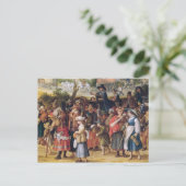 Oorlogscène Briefkaart (Staand voorkant)