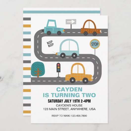 Oorlogsdag Kaart (Voorkant / Achterkant)