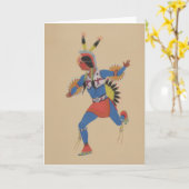 Oorlogsdans (of De Renner) Kaart (Gele Bloem)