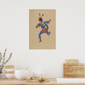 Oorlogsdans (of De Renner) Poster (Keuken)