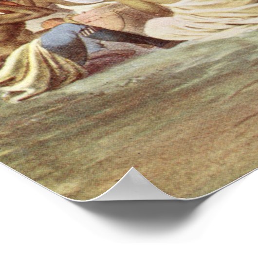 Oorlogsdans van de Sauks en de Foxes Poster (Hoek)