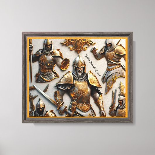 "Oorlogsdraden" Canvas Afdruk (Voorkant)