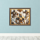 "Oorlogsdraden" Canvas Afdruk (Insitu (Houten vloer))