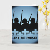 Oorlogsgedenkteken Kaart personaliseren Lest we Ka (Gele Bloem)