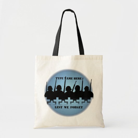 Oorlogsgedenkteken Vrede Lest We vergeten Tote Bag (Voorkant)