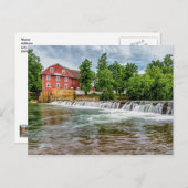 Oorlogshandel en waterval blanco na Kaart (Voorkant / Achterkant)