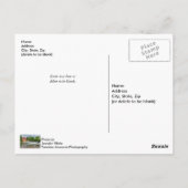 Oorlogshandel en waterval blanco na Kaart (Achterkant)