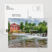 Oorlogshandel Mill en Watervalblank Briefkaart (Voorkant / Achterkant)