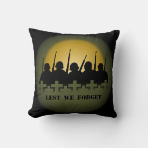 Oorlogsherdenkingskussen Lest We Forget Helden Kus Kussen