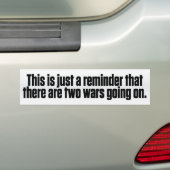 OorlogsherinneringsBumpersticker Bumpersticker (Op auto)