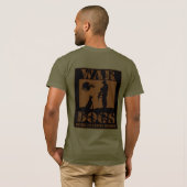 Oorlogshonden, Amerikaanse Canine Heroes T-shirt (Achterkant volledig)