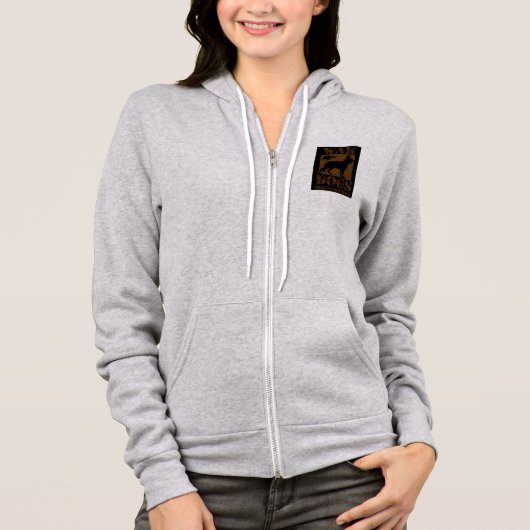 Oorlogshonden-Kunstwerk Hoodie (Voorkant)