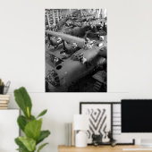 Oorlogshouden: begin jaren veertig poster (Thuiskantoor)