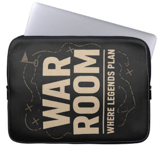 Oorlogskamer Mentaliteit — Focus, Strategie & Disc Laptop Sleeve