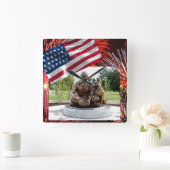 Oorlogsklok van de Dog Memorial Square Vierkante Klok (Huis)